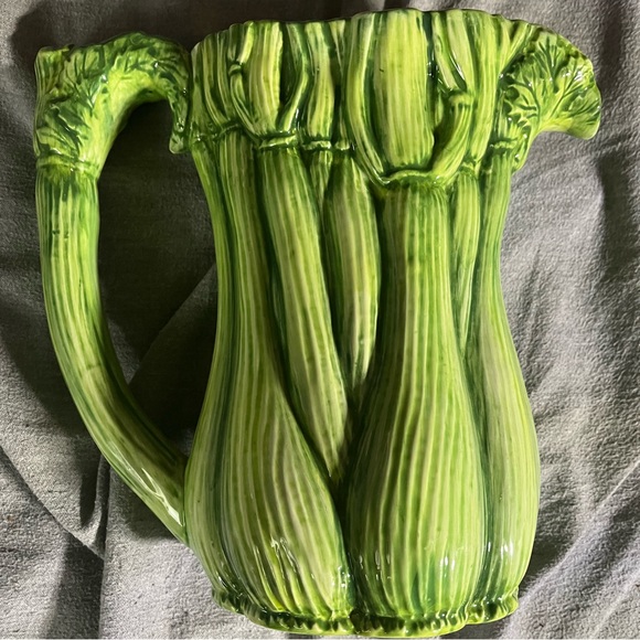 SOLD department 56 celery pitcher cottagecore vintage - Picture 6 of 11